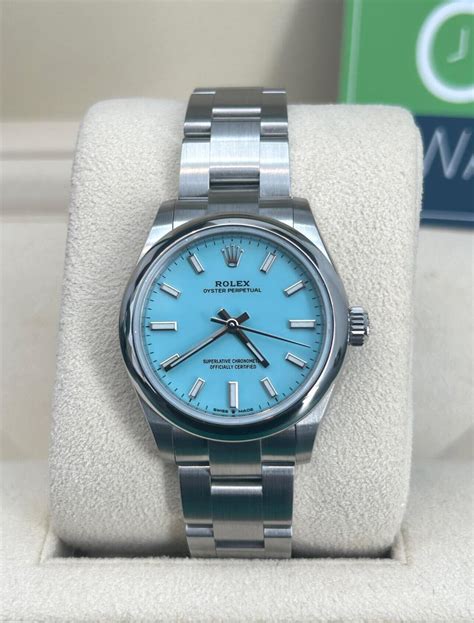 rolex tiffany blue 2023|tiffany blue Rolex for sale.